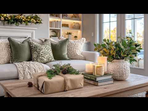 Видео: Праздничное волшебство в уютном маленьком коттедже ✨ | Очаровательный декор деревенского дома к Р...