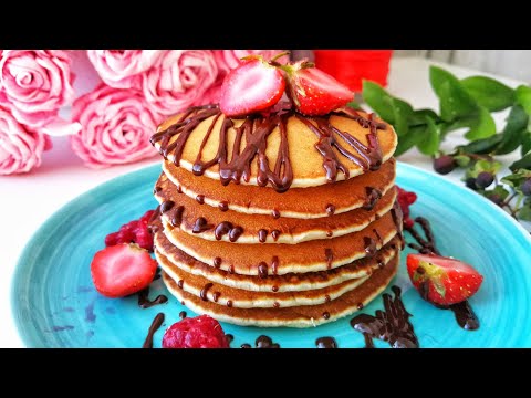 Видео: Панкейктің ең күшті рецептісі. Американские панкейки. American Pancakes.