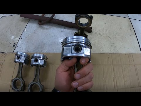 Видео: Разбор тонкостей в сборке JZ / Установка поршневой