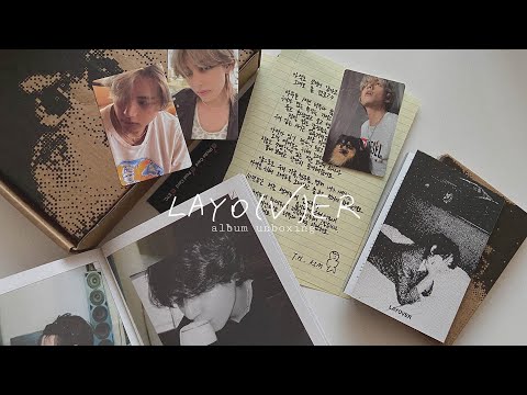 Видео: 🐶✨🎧 V Layover album unboxing | Распаковка альбома Тэхёна