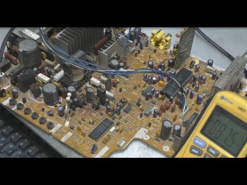 Видео: Ремонт телевизора panasonic tc-2150r (шасси MX-3C), отключается (уходит в защиту)