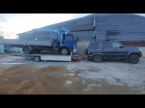 Видео: Фотон 1069 манипулятор. Первый пробег комом!!!