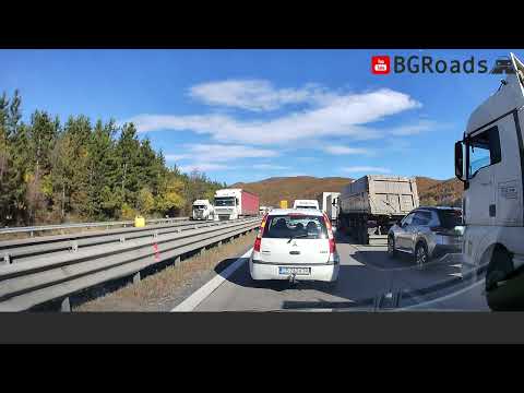 Видео: АМ Хемус от София до ПВ Ботевград (30.10.2025)