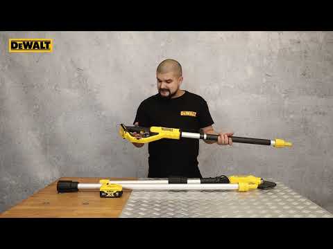 Видео: Акумуляторні садові ножиці-секатор із штангою DeWALT DCMPP569P1