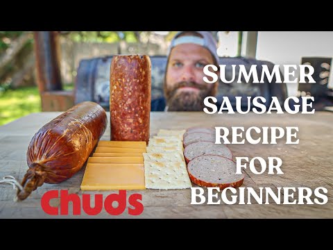 Видео: Домашняя летняя колбаса | Chuds BBQ