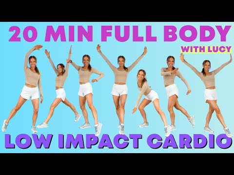 Видео: 20-минутная тренировка на всё тело дома | Кардио с низкой ударной нагрузкой | Люси Уиндем-Рид