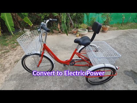Видео: Переоборудуйте трехколесный велосипед в электромобиль за 200 долларов, включая аккумуляторную бат...