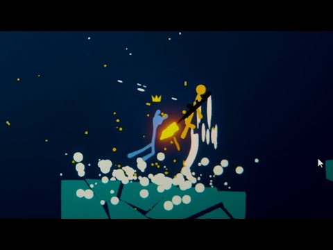 Видео: Веселимся с другом в Stick Fight: the Game (Часть 1)
