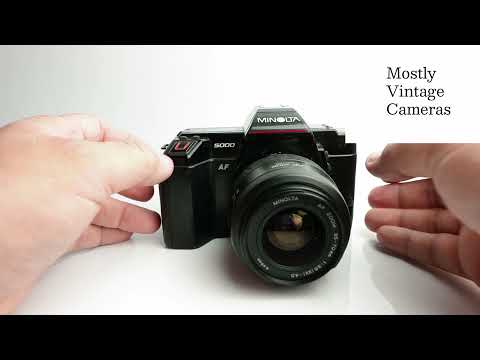 Видео: Как использовать Minolta 5000 AF Maxxum 5000