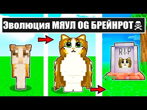 Видео: КАК МЕНЯЛСЯ МЯУЛ OG БРЕЙНРОТ РОБЛОКС И ЕГО ЖИЗНЕННЫЙ ЦИКЛ В МАЙНКРАФТ ! ЭВОЛЮЦИЯ MINECRAFT