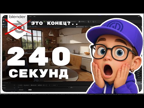 Видео: За столько ИИ сделал целую 3D сцену... Обзор HunYuan 2.5