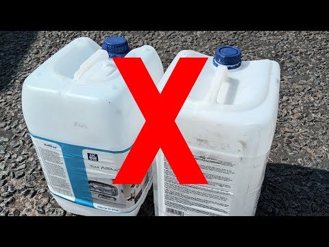 Видео: Не покупайте Adblue DEF в подобных местах! Магазины и заправки, где Adblue хранится неправильно.
