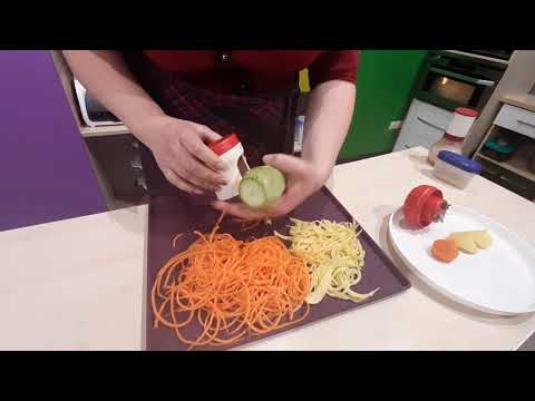 Видео: Гарнир с помощью Спиралайзера