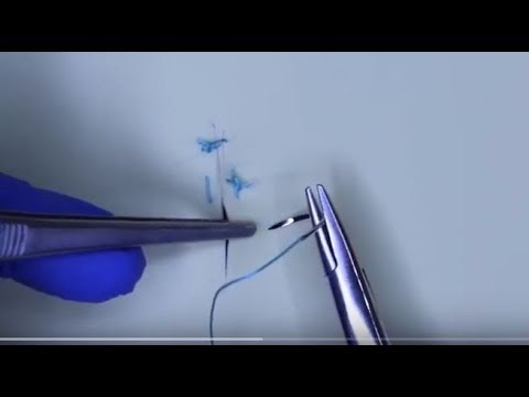 Видео: хирургические швы