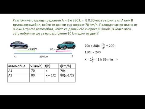 Видео: 03 Текстови задачи, които водят до линейни уравнения с едно неизвестно