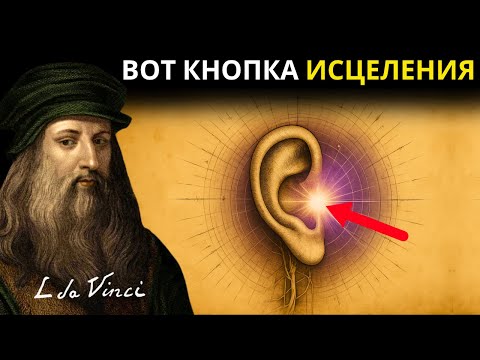 Видео: Вы знаете о СЕКРЕТНОЙ КНОПКЕ за ВАШИМ УХОМ, способной ПРОБУДИТЬ САМОИЗЛЕЧЕНИЕ? | Леонардо да Винчи