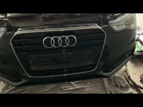Видео: «Audi A5 8T» Замена решётки радиатора / Снимаем бампер