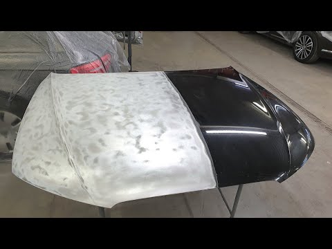 Видео: Repair car body | Rust fix | Покраска мокрый по мокрому | Painting car wet on wet method | 3M  MIRKA