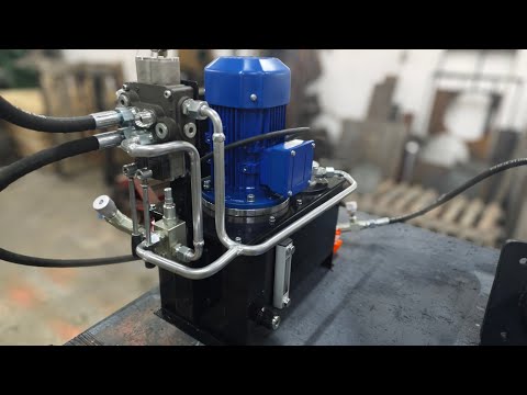 Видео: Комплект гидростанции с цилиндрами.