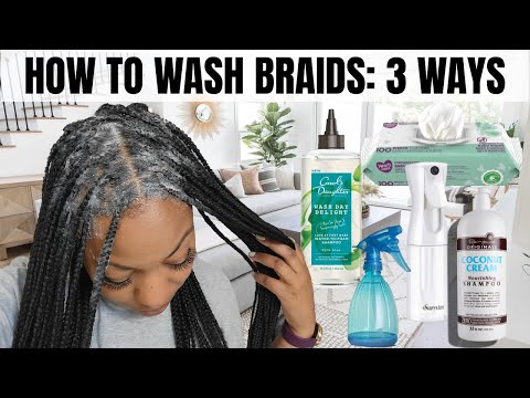 Видео: 3 способа стирки кос без узлов или косичек