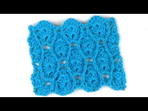 Видео: Рельефный ажурный узор