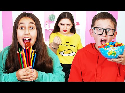 Видео: КАК ПРОНЕСТИ СЛАДОСТИ В КЛАСС И НЕ СПАЛИТЬСЯ!