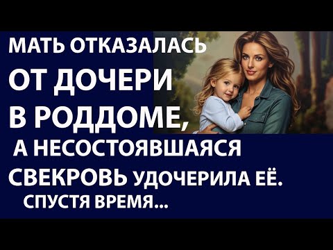 Видео: Истории из жизни. Мать отказалась от дочери Аудио рассказы Жизненные истории