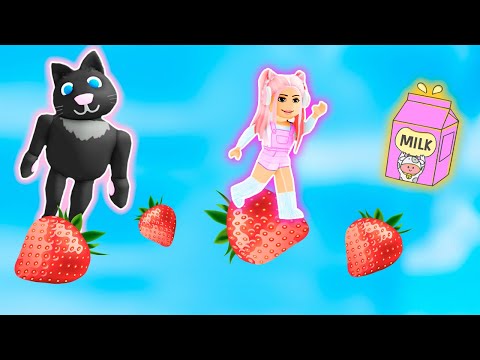 Видео: ОББИ, НО КОТИКУ НЕЛЬЗЯ ДАВАТЬ МОЛОКО В РОБЛОКС ! КЛУБНИЧНЫЙ OBBY ROBLOX