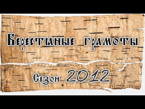 Видео: А.А. Зализняк. О берестяных грамотах из раскопок сезона 2012 года. Лекция 2