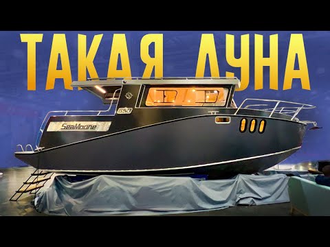 Видео: ПРОСТОРНЫЙ SeaMoone 850 - Кому ТЕСНО в АВТОГАБАРИТАХ. Обзор Катера.