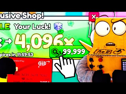 Видео: ПОТРАТИЛ 100.000 РОБУКСОВ НА УДАЧУ! ROBLOX Pets GO RNG Sim 99