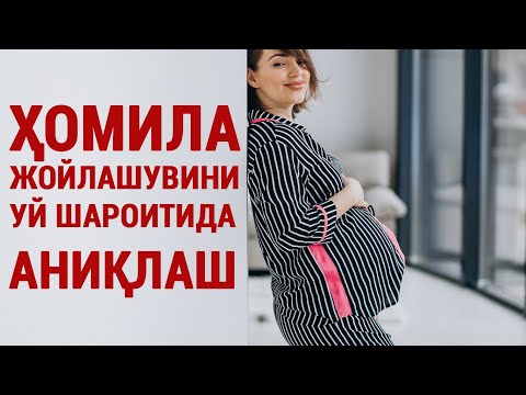 Видео: Ҳомила жойлашувини уй шароитида аниқлаш #doctorYakubjonov