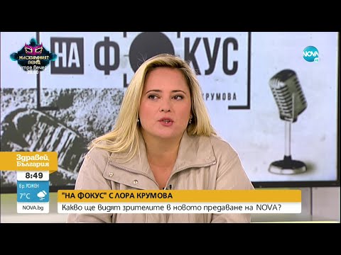 Видео: „На фокус“ с Лора Крумова - -Какво ще видят зрителите в новото предаване на NOVA?