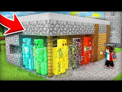 Видео: НОВЫЕ ВИДЫ ГОЛЕМОВ НЕ ПУСКАЮТ МЕНЯ ДОМОЙ В МАЙНКРАФТ | Компот Minecraft