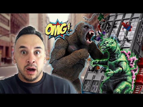 Видео: ПАПА РОБ И ГОДЗИЛЛА ПРОТИВ КОНГА! НАПАДЕНИЕ НА ЛЕГО ДЭЙЛИ БЬЮГЛ! СПАЙДИ В ОПАСНОСТИ!