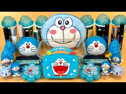 Видео: Синий слайм 💙 Добавляю в слайм косметику, блестки и бусины 👑 ASMR Slime 1080p.