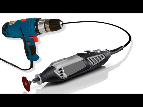 Видео: Как сделать бор машину из шуруповерта / How to Make a Dremel Tool of the Screwdriver