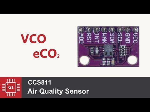 Видео: Датчик качества воздуха CCS811, VOC, eCO2