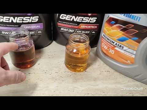 Видео: Тест масел Лукоил HK 5w30 , Газпромнефть Премиум 5w30 A5B5, Генезис Универс 5w30 A5B5 новые 2023 г