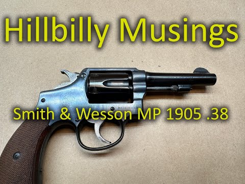 Видео: S&W M&P 1905 Hand Ejector 38 — ещё один старый ружьё Smith and Wesson Wheelgun