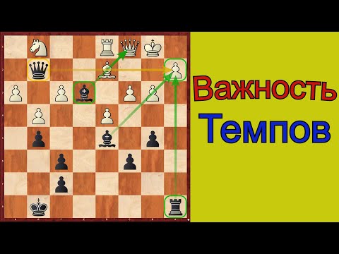 Видео: Активность фигур в шахматах и важность темпов в динамических позициях