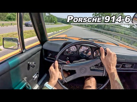 Видео: Porsche 914-6 1970 года — среднемоторный плоский 6-цилиндровый двигатель. Впечатления от вождения...
