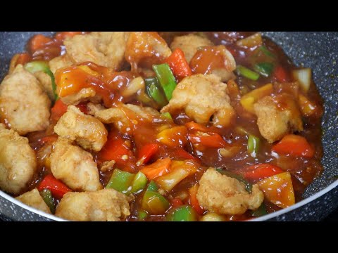 Видео: Пиле хапки със сладко кисел сос |  МНОГО ХРУПКАВИ / ''Stella's Kitchen''