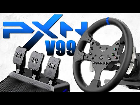 Видео: PXN V99 — 30 СМ, 3 ПЕДАЛИ И КОРОБКА ПЕРЕДАЧ — ЛУЧШИЙ БЮДЖЕТНЫЙ ИГРОВОЙ РУЛЬ 2024?