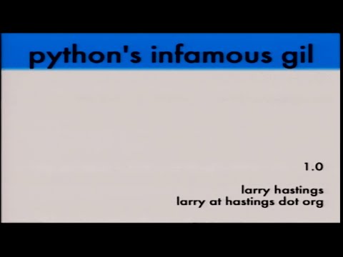 Видео: Печально известная ГБИ (GIL) Питона