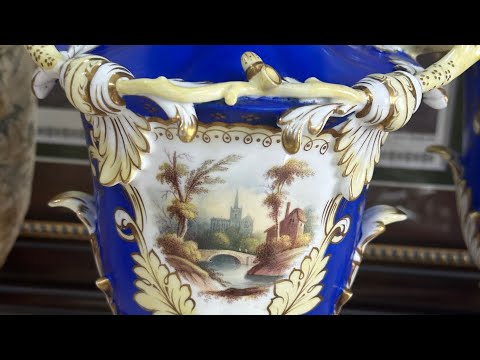 Видео: И снова фарфор в технике Silver Overlay