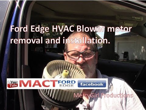 Видео: Снятие и установка электродвигателя вентилятора HVAC Ford Edge