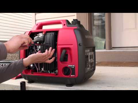Видео: Как подготовить портативный генератор к зиме или длительному хранению Honda EU2000i