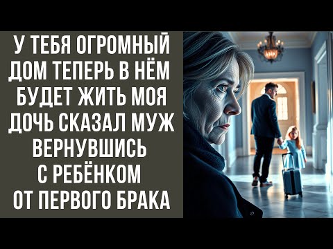 Видео: У тебя огромный дом, теперь в нём будет жить моя дочь. — Сказал муж, вернувшись с ребёнком