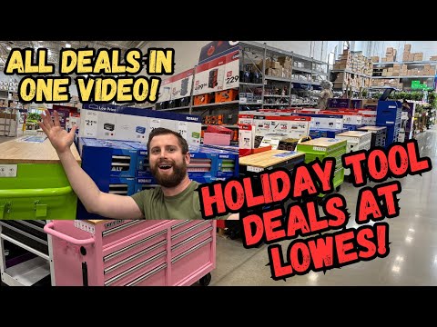 Видео: ВСЕ праздничные предложения на инструменты в Lowes ПРЯМО СЕЙЧАС! ОГРОМНЫЕ СКИДКИ И ЕЩЁ БОЛЬШИЕ ПР...